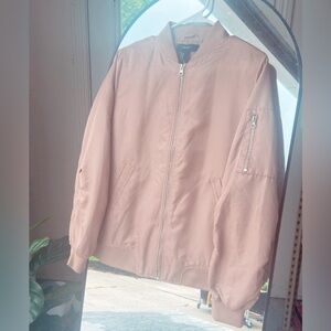 Blushy forever 21 bomber.
